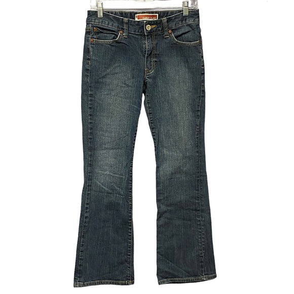 Gap curvy flare flap button pockets womens jeans size 4 average. - Picture 2 of 9